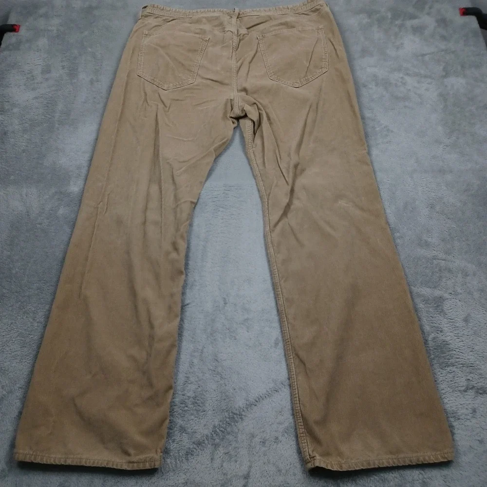 Banana Republic Jeans‎ Mens 38x32 Brown Corduroy Straight Fit Preppy Casual